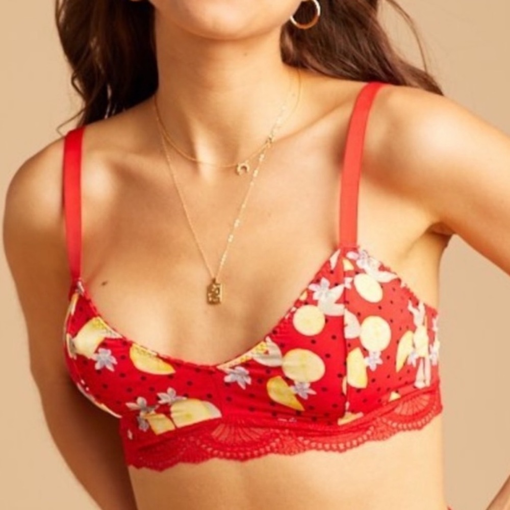 FREE PEOPLE Mari printed Bralette